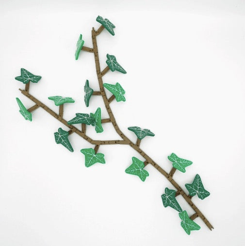 Set de imanes de hiedra artificial 3D – Cada hoja es un imán independiente, decoración magnética creativa para nevera y cocina