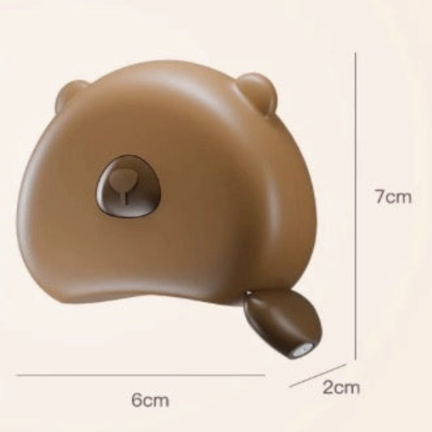 Cinta métrica retráctil con diseño de osito – Medidor corporal para cintura, brazos y más