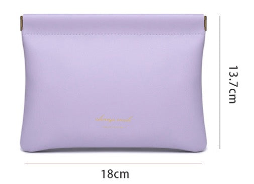 Bolsa de almacenamiento mini ,bolsa versátil y ligera, bolsa con cierre automático, bolsa portátil para lápiz labial,maquillaje, esenciales de viaje, útiles escolares, esenciales de vacaciones,cosméticos, organizador de maquillaje para regreso a clases