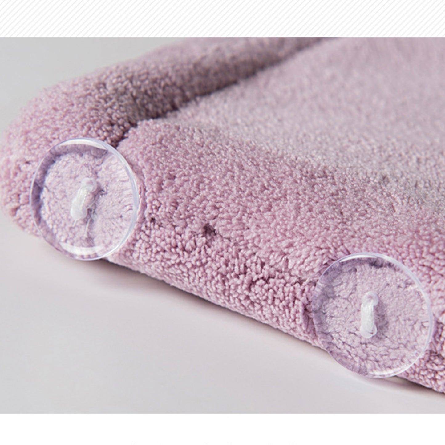 Toalla turbante de microfibra coralina para el cabello – secado rápido, doble capa con borde elástico, gorro de baño para mujer, ideal para uso diario y spa