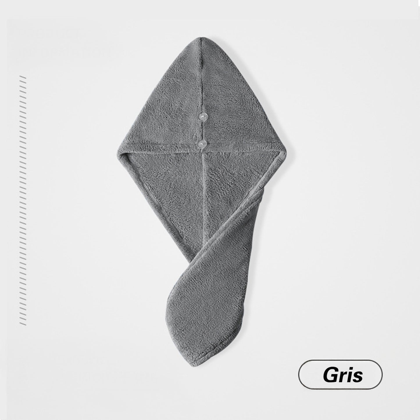 Toalla turbante de microfibra coralina para el cabello – secado rápido, doble capa con borde elástico, gorro de baño para mujer, ideal para uso diario y spa