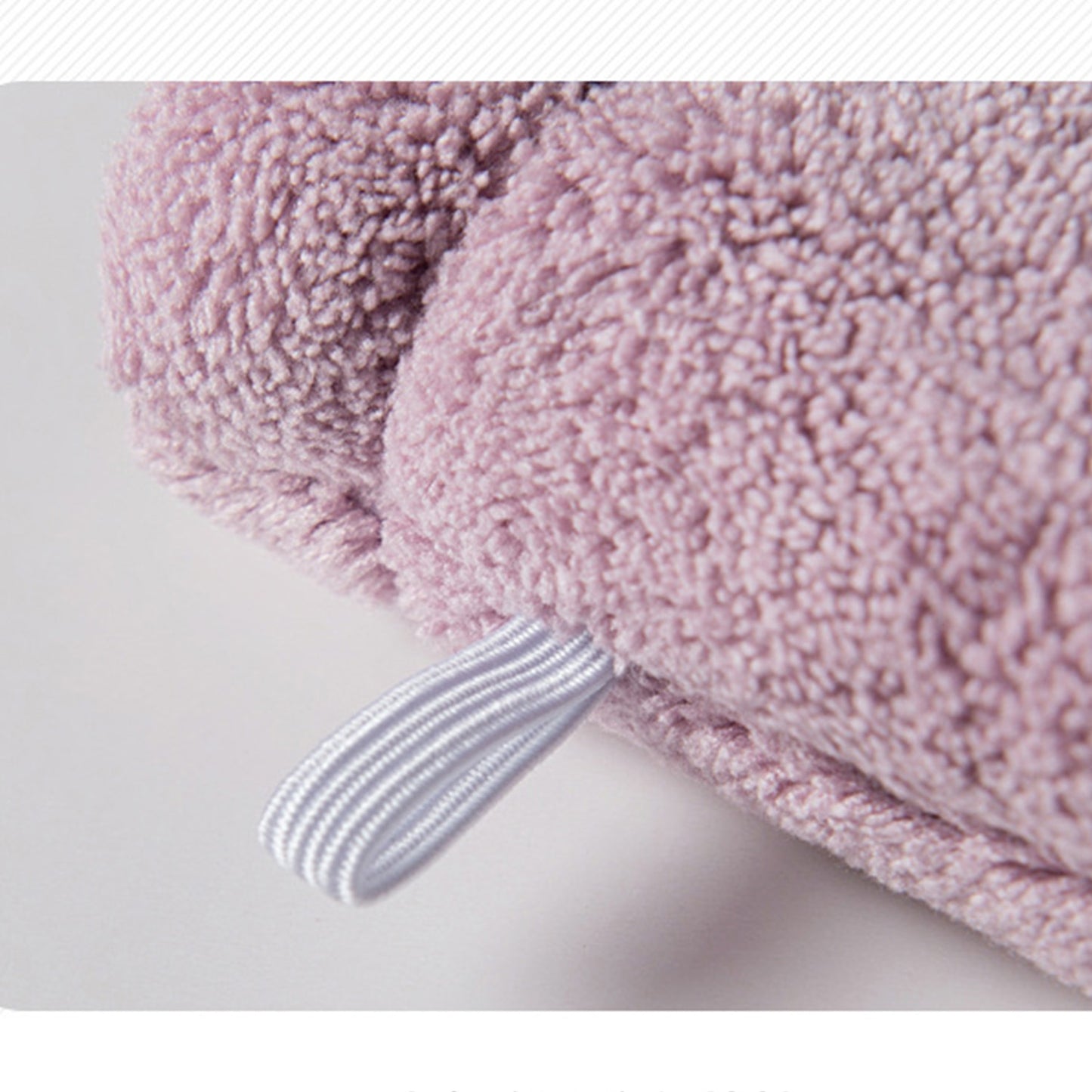 Toalla turbante de microfibra coralina para el cabello – secado rápido, doble capa con borde elástico, gorro de baño para mujer, ideal para uso diario y spa