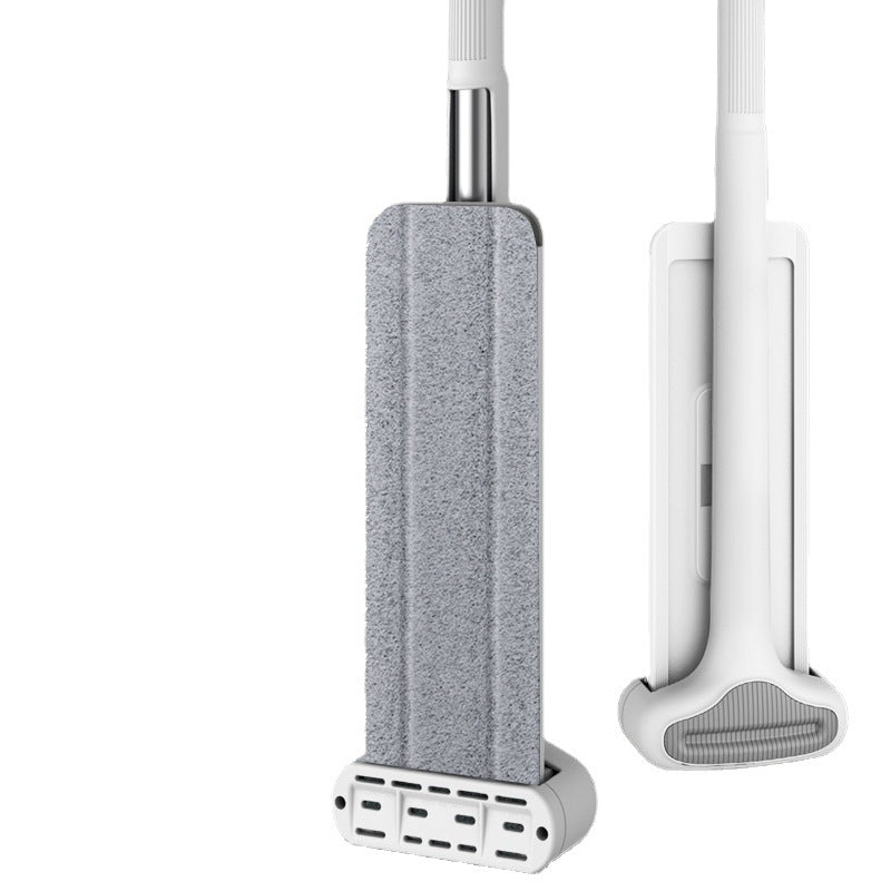 Mopa plana de microfibra para limpieza eficiente — Ideal para suelos de madera, cerámica y mármol