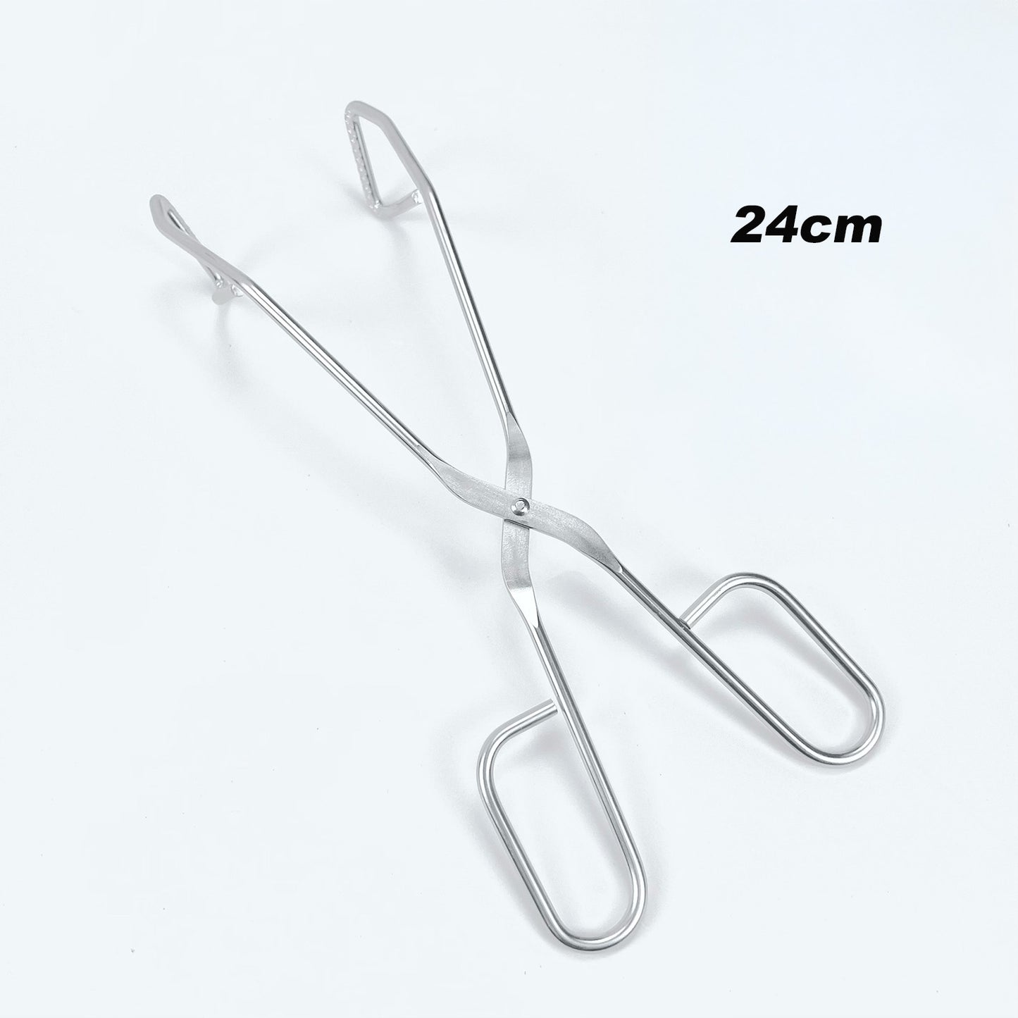 Pinzas de cocina de acero inoxidable con cabeza triangular – Para pan, parrilla, buffet y más