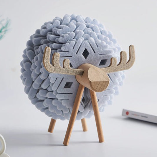 Set de posavasos de fieltro con diseño de reno – Aislante térmico y decorativo para hogar u oficina