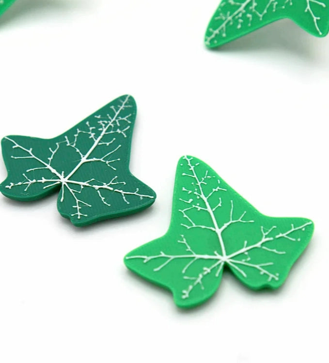 Set de imanes de hiedra artificial 3D – Cada hoja es un imán independiente, decoración magnética creativa para nevera y cocina