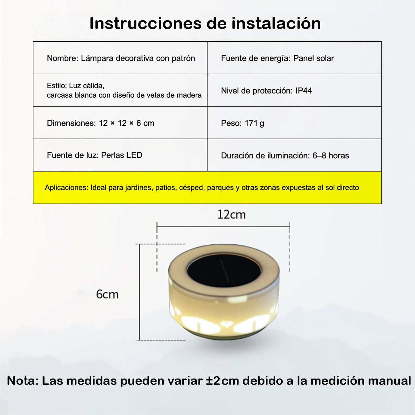 Luz de pared solar para exteriores con efecto flor – Iluminación decorativa LED para jardín, terraza o entrada
