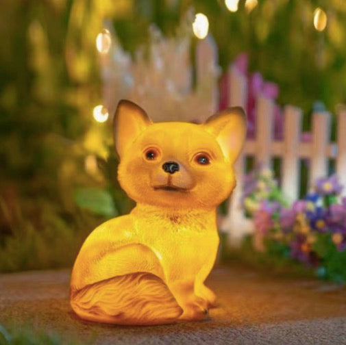 Lámpara solar de animales para jardín – Luces LED impermeables decorativas para exteriores y césped