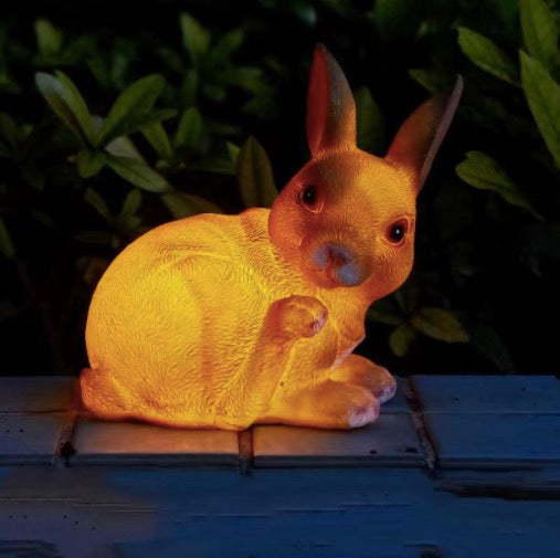 Lámpara solar de animales para jardín – Luces LED impermeables decorativas para exteriores y césped