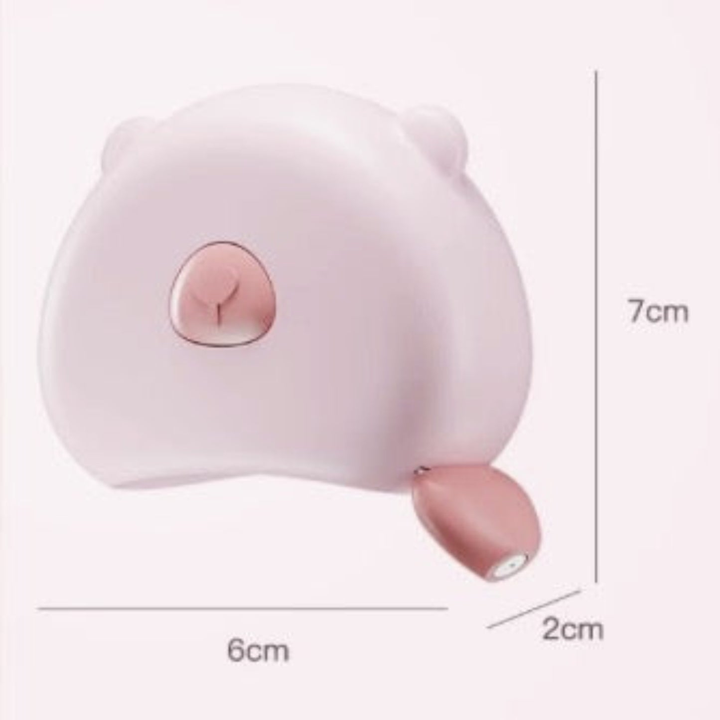 Cinta métrica retráctil con diseño de osito – Medidor corporal para cintura, brazos y más