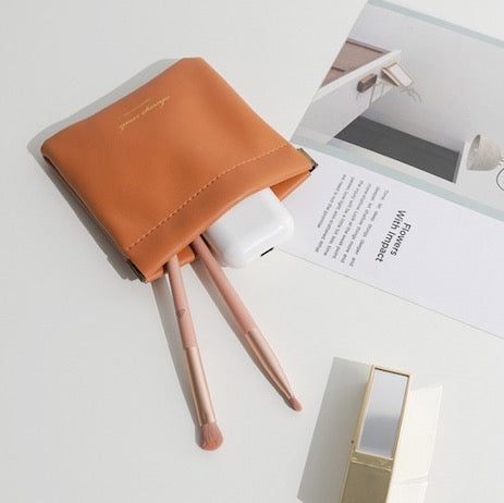 Bolsa de almacenamiento mini ,bolsa versátil y ligera, bolsa con cierre automático, bolsa portátil para lápiz labial,maquillaje, esenciales de viaje, útiles escolares, esenciales de vacaciones,cosméticos, organizador de maquillaje para regreso a clases