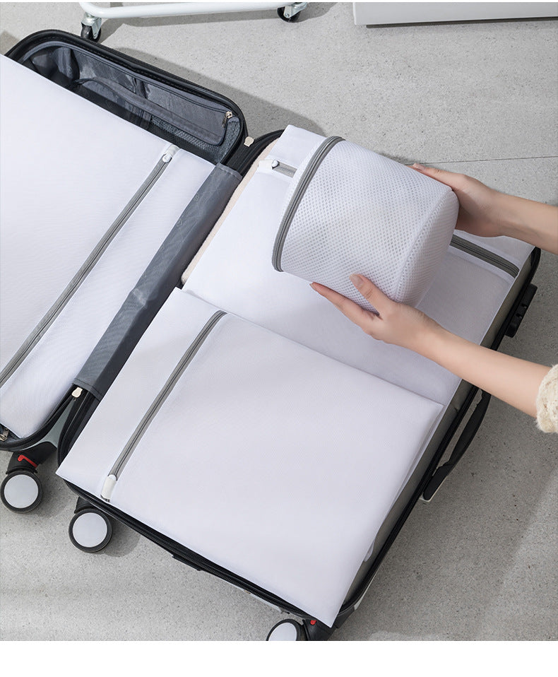 Bolsa de lavandería de malla fina y gruesa con filtro para lavadora, bolsa para lavar ropa interior, sujetadores, bolsa de lavado, bolsa de red